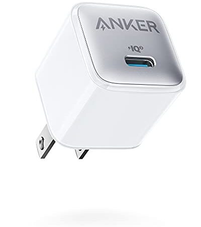 Anker 511 Charger (Nano Pro) USB PD 20W USB-C 急速充電器【PSE技術基準適合/PowerIQ 3.0 (Gen2)搭載】iPhone 14 / 13 Android その他各種機器対応 (ホワイト)