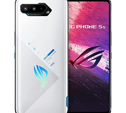 ASUS スマートフォン ROG Phone 5s(12GB/256GB//Qualcomm Snapdragon 888 Plus 5G/6.78インチ ワイド AMOLEDディスプレイ Corning Gorilla Glass Victus/Android 11 (ROG UI)/ストームホワイト)【日本正規代理店品】ZS676KS-WH256R12/A