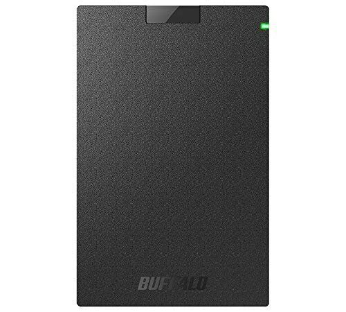 BUFFALO USB3.2(Gen1)対応ポータブルHDD Type-Cケーブル付 2TB ブラック HD-PGAC2U3-BA