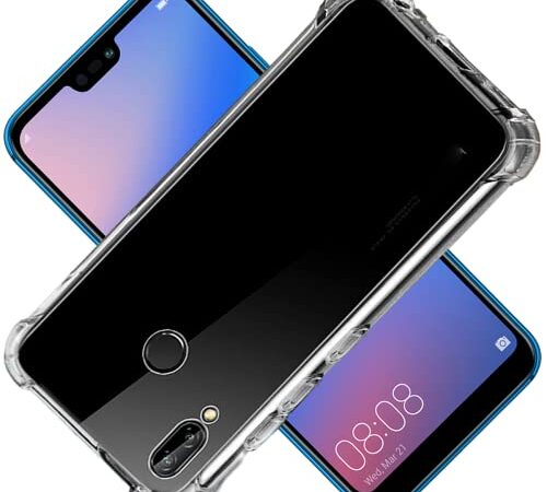 Huawei P20 Lite HWV32 Nova 3e ケース P20Lite カバー TPU Nova3e 保護ケース カバー背面 アイフォン ンプロテクター シェル クバー クリア ソフト 透明シェル ンプロテクター ​シェル【耐衝撃 エアバッグ 滑り止め すり傷防止 薄型 軽量 シェル スリム 携帯便利】