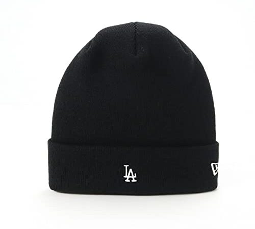 [ニューエラ] ニット帽 MLB ONSPOTZ別注 LAブラック FREE 【別注】 BASIC CUFF KNIT OS mini LOSDOD BLK