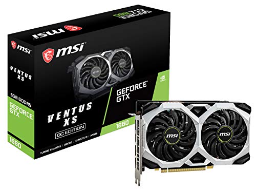 MSI GeForce GTX 1660 VENTUS XS 6G OC グラフィックスボード VD7292