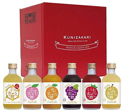 中埜酒造 國盛 高果汁リキュール 飲み比べセットNo2 [ リキュール 7度 日本 愛知県 300ml×6本 ビン ギフトBOX入り ]