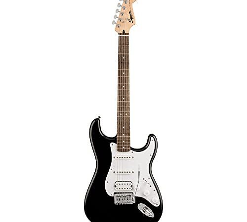 Squier by Fender エレキギター Bullet® Strat® with Tremolo HSS, Laurel Fingerboard, Black ソフトケース付き