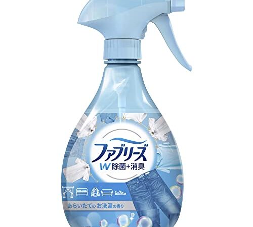 ファブリーズ W除菌+消臭スプレー 布用 あらいたてのお洗濯の香り 本体 370mL