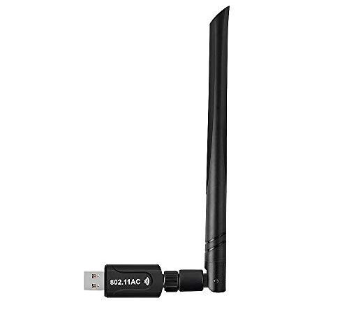 WiFi 無線LAN 子機 1300Mbps wifi アダプタ 2.4G/5G wifi usb 無線lan USB3.0式 5dBi高速通信 360度回転 802.11ac/n/a/g/b Windows 7/8/10/Vista/XP/Mac OS X 対応 【技適認証番号：Ｒ 204-920417】