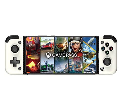 【xbox ライセンス】GameSir X2 Pro-xbox コントローラー スマホ コントローラー 1 か月Xbox Game Pass Ultimate無料 背面ボタン 有線接続 遅延なし androidゲームコントローラー モバイルゲームパット xCloud, Stadia, Luna, Apex, Diablo Immortal対応 ホワイト