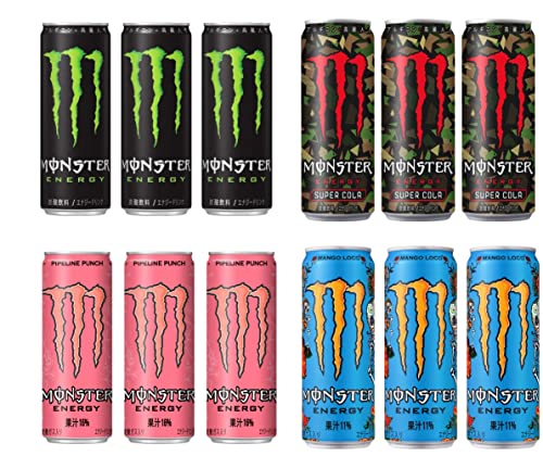 【Amazon.co.jp 限定】アサヒ飲料 モンスター 4種アソートセット 12本 [エナジードリンク]