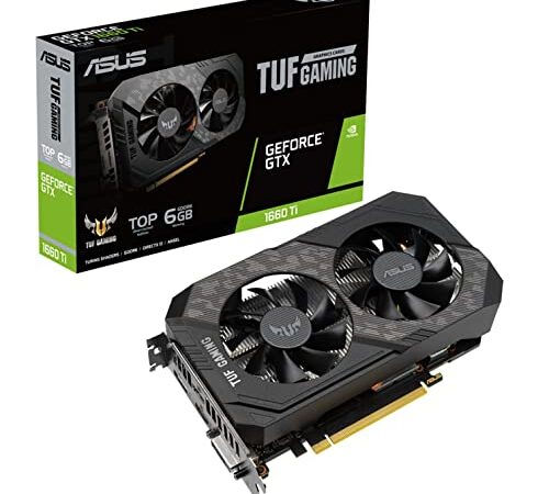 ASUS TUF Gaming GeForce® GTX 1660 Ti EVO 搭載ビデオカード TOP Edition 6GB GDDR6 TUF-GTX1660TI-T6G-EVO-GAMING