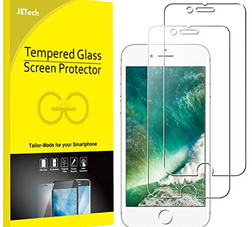 JEDirect iPhone8/iPhone7 用 強化ガラス 液晶保護フィルム 4.7インチ 2枚セット