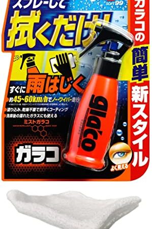 ソフト SOFT99 ウィンドウケア ミストガラコ 100ml おまけ付き (ミストガラコ１個＋タオル１枚)