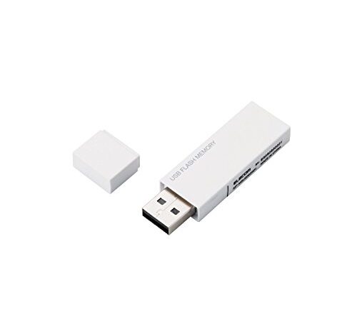 エレコム USBメモリ 16GB USB2.0 セキュリティ機能対応 ホワイト MF-MSU2B16GWH