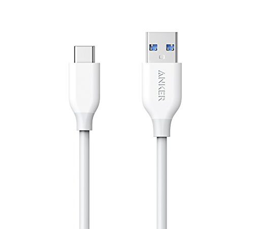 Anker USB Type C ケーブル PowerLine USB-C & USB-A 3.0 Xperia/Galaxy/LG/iPad Pro/MacBook その他 Android 等 USB-C機器対応 テレワーク リモート 在宅勤務 0.9m ホワイト