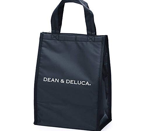 DEAN&DELUCA クーラーバッグ ブラックM 保冷バッグ ファスナー付き コンパクト お弁当 ランチバッグ