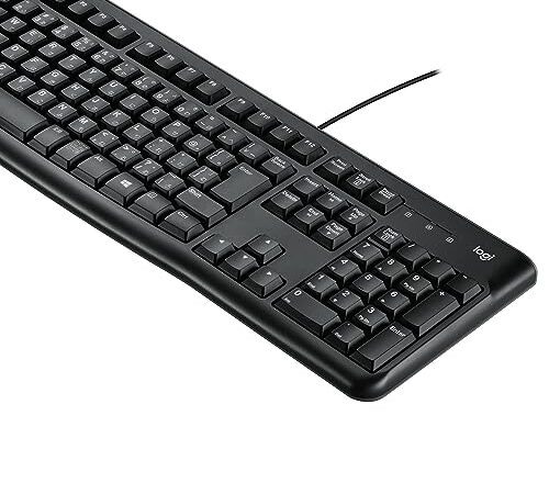 ロジクール 有線 キーボード 耐水 K120 USB接続 テンキー 薄型 有線キーボード 国内正規品