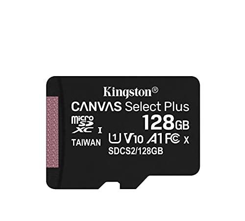 キングストン microSD 128GB 最大100MB/s UHS-I V10 A1 Nintendo Switch動作確認済 Canvas Select Plus SDCS2/128GB