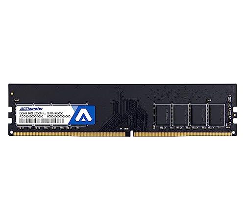 Acclamator 16GB 3200MHz Memory DDR4 UDIMM/ PC4-25600 CL22 1.2V (16GB x 1枚, Intel CPU プラットフォームのデスクトップに適しています。)