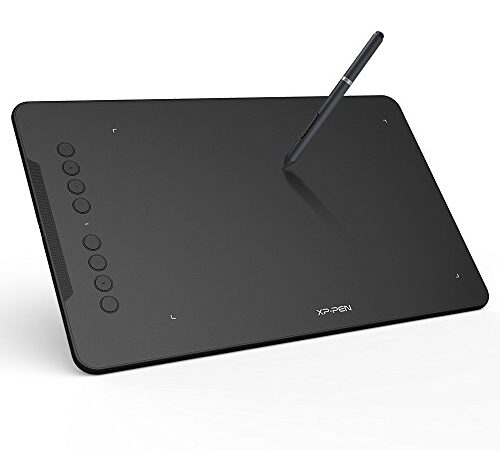 XPPen ペンタブ Decoシリーズ 10x6.25インチ エクスプレスキー8個 ペンタブレット 板タブ お絵かきソフトウェア付き イラスト 初心者 Windows Mac対応 Deco01