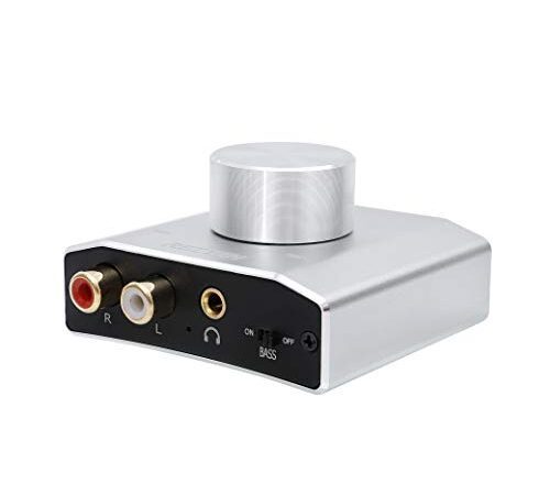 REIYIN DA-SUPER 192kHz 24bit 高性能 DAC デジタル(Type-C USB/光/同軸)入力をアナログ(RCA/AUX)出力に変換 Toslink/Coaxialから RCA/AUX オーディオの変換器/DAコンバーター/ヘッドアンプ/3.5mmジャック 音量ボリューム調整付き BASS機能つき