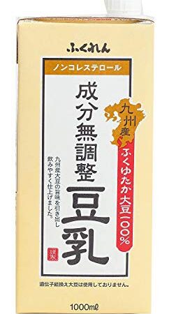 ふくれん 九州産ふくゆたか大豆成分無調整豆乳 1L×6個