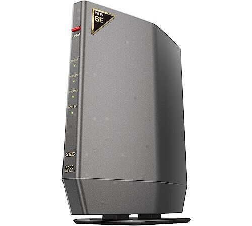 【Amazon.co.jp限定】 バッファロー ルーター 無線 LAN Wi-Fi 6E 11ax 6GHz AXE5400 トライバンド 6ストリーム 2401 + 2401 + 573 Mbps 有線 2.5Gbps エコパッケージ 【 iPhone 15 Pro / 14 / 13 / Nintendo Switch / PS5 動作確認済み 】 WSR-5400XE6/N