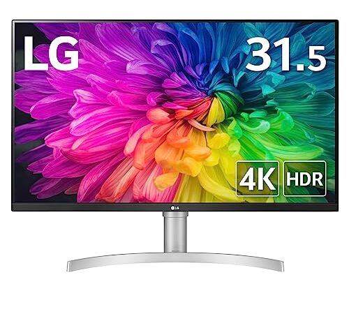 【Amazon.co.jp限定】LG モニター 32UN500-W 31.5インチ/グラフィック、動画編集、映画、VOD視聴/4K / HDR/VA非光沢/FreeSync対応/スピーカー搭載/フリッカーセーフ、ブルーライト低減機能/HDMI×2、DP / 3年安心・無輝点保証