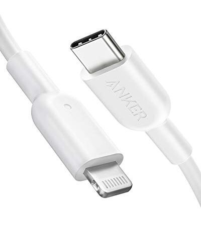 Anker PowerLine II USB-C & ライトニングケーブル MFi認証 USB PD 急速充電 iPhone 14 / 14 Plus / 14 Pro / 14 Pro Max / 13 / SE (第3世代) 各種対応 (1.8m ホワイト)