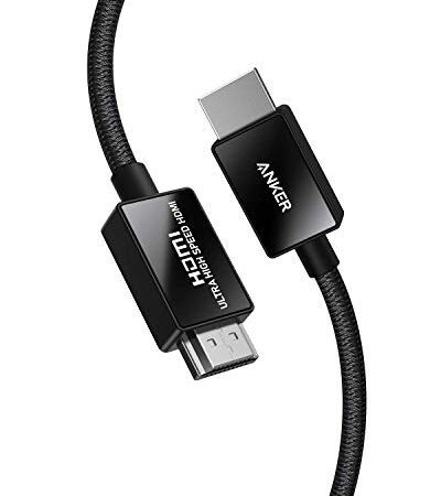 Anker Ultra High Speed HDMI ケーブル HDMI 2.1 8K(60Hz) 4K(120Hz) 48Gbps DynamicHDR PS5 Xbox Series X/S 対応 (2m ブラック)