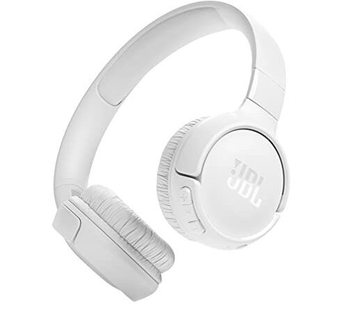 JBL TUNE 520BT Bluetoothヘッドホン 密閉型/最大約57時間連続再生/オンイヤー/USBタイプC充電/マルチポイント/JBLアプリ対応 ホワイト JBLT520BTWHT