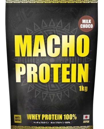 MACHO PROTEIN（マッチョプロテイン） ホエイプロテイン 1kg ミルクチョコ味 本格チョコレート 国内製造