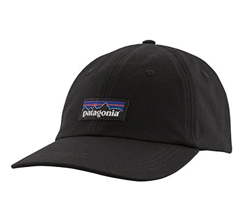 ［パタゴニア］Patagonia P-6 Label Trad Cap P-6 ラベル トラッド キャップ 38296 Black 黒 帽子 [並行輸入品]