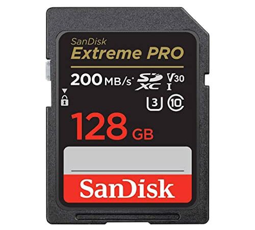 【 サンディスク 正規品 】 SDカード 128GB SDXC Class10 UHS-I V30 読取最大200MB/s SanDisk Extreme PRO SDSDXXD-128G-GHJIN 新パッケージ