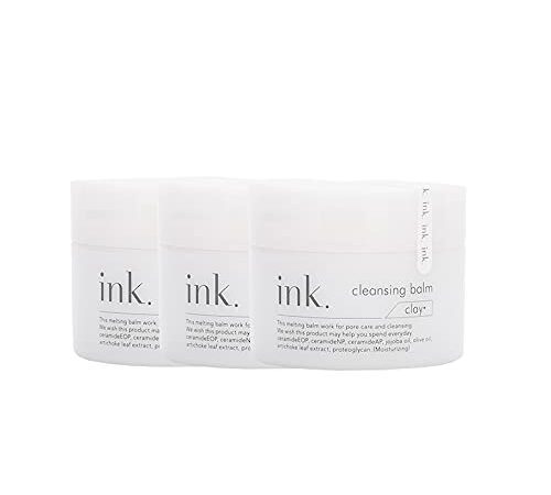 ink.（インク）クレンジングバーム 3個セット (クレイ（無香料）)