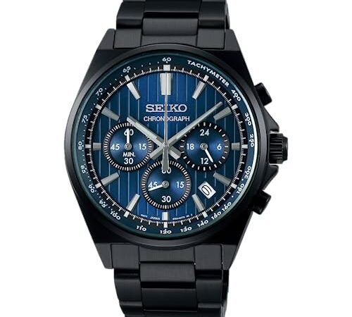 [セイコーウオッチ] 腕時計 セイコー セレクション Sシリーズ 電池式クオーツ クロノグラフ SBTR035 メンズ ブラック